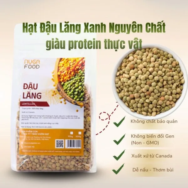 Nhân Hạt Bí Xanh Ấn Độ Chuẩn Hữu Cơ Sấy Mộc